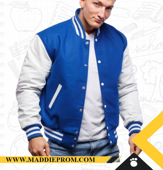 chaquetas prom bogota - BEISBOLERAS prom bogota - VARSITY AZUL CLARO 01