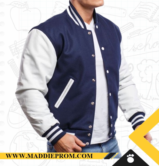 chaquetas prom bogota - BEISBOLERAS prom bogota - VARSITY AZUL OSCURO 02