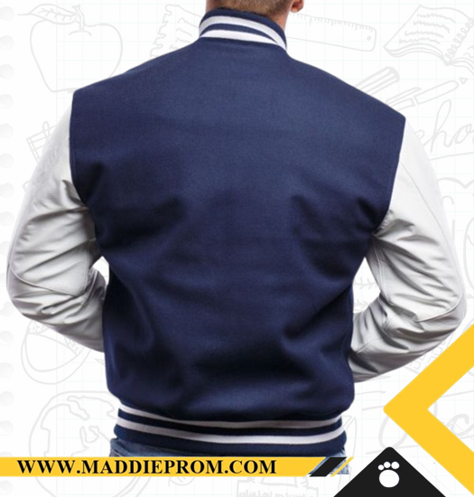 chaquetas prom bogota - BEISBOLERAS prom bogota - VARSITY AZUL OSCURO 03