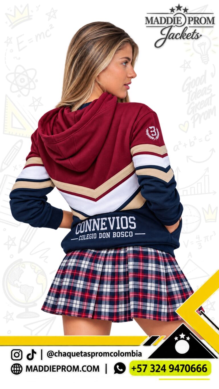 Buzo prom de corte V personalizado