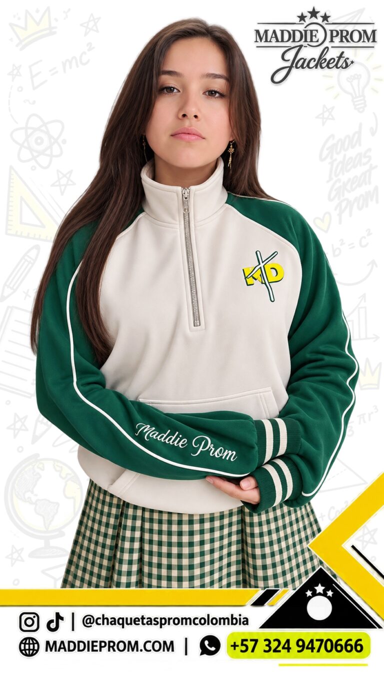 Buzo prom con manga ranglan personalizado