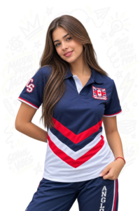 Polo estructurado y personalizado para prom, colegios y empresas