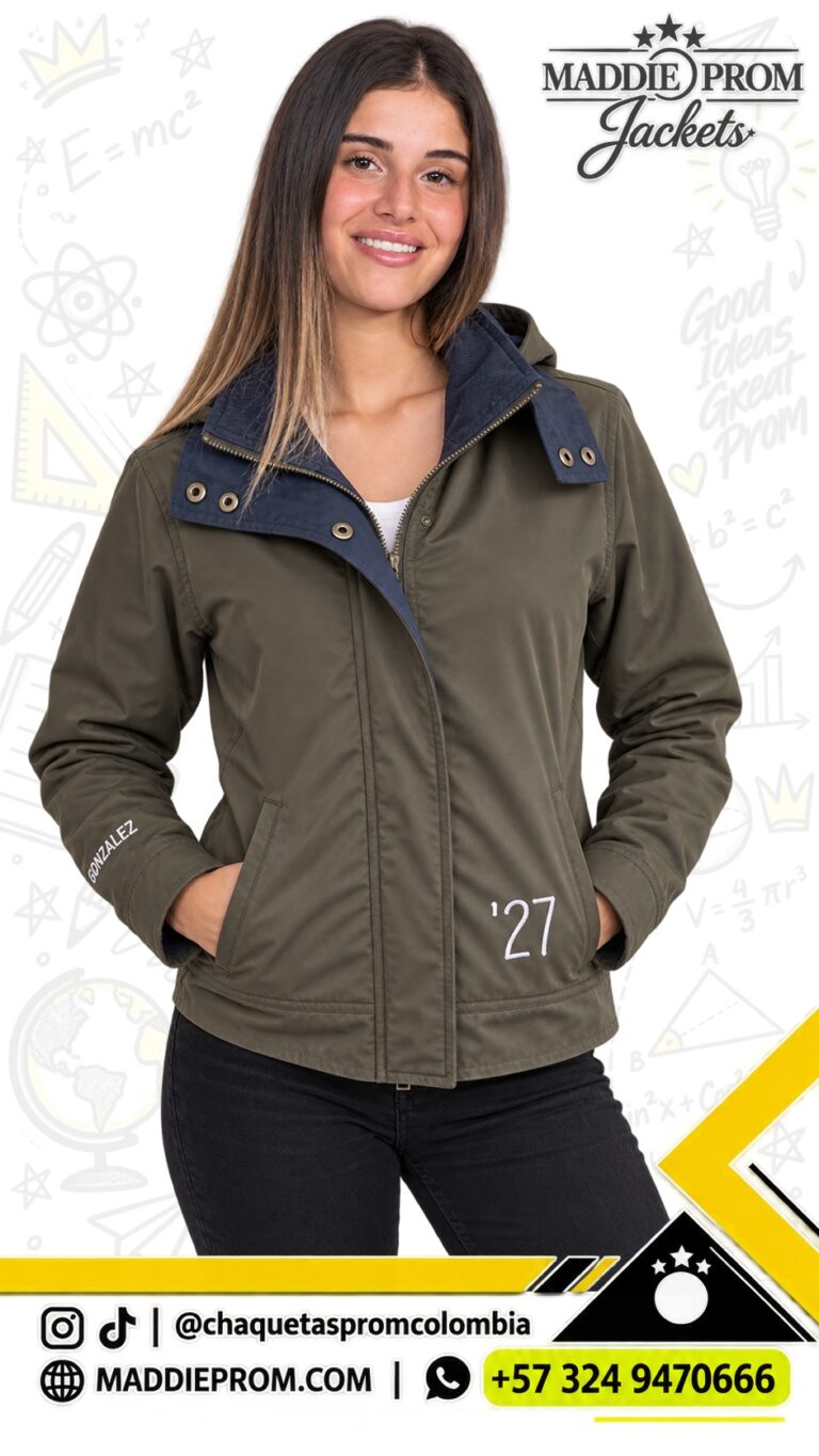 Chaqueta preppy clásica personalizada para promoción