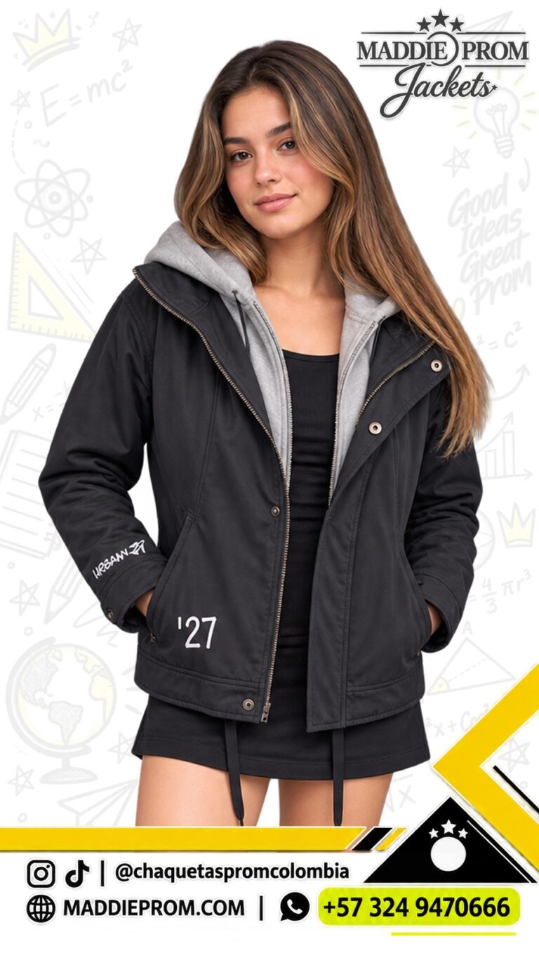 Chaqueta preppy estructurada personalizada para promoción