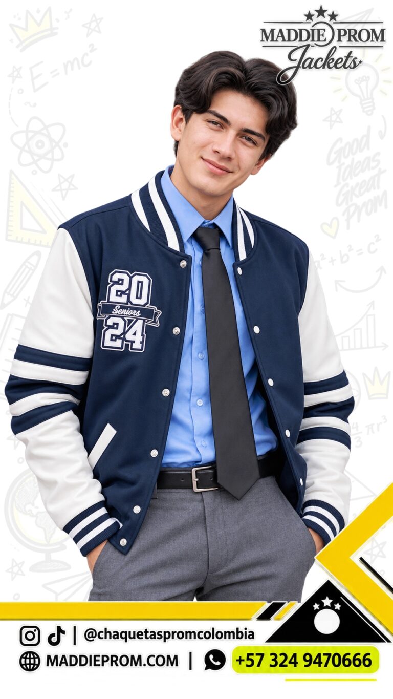 Chaqueta prom beisbolera premium personalizada para promoción