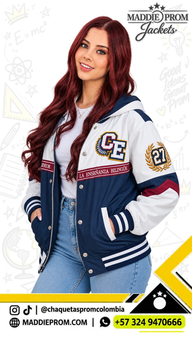 Chaqueta prom varsity personalizada estilo seniors